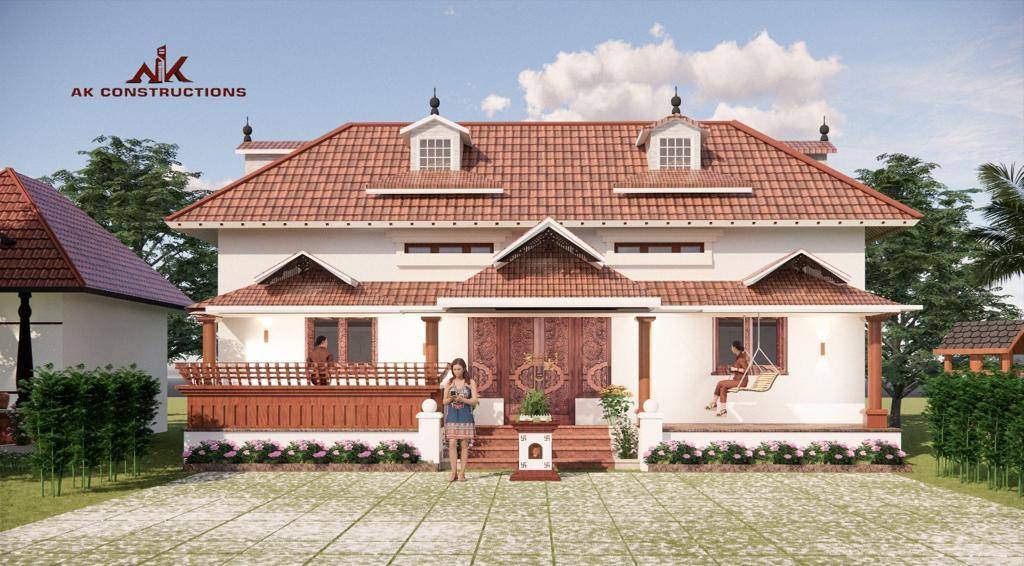 Elegant residential property with classical features by AK Constructions